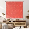 MuchoWow® Wandteppich Wandbehang Tupfen - Rot - Muster Produktbild-Vorschau 6