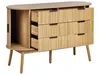 BELIANI Komoda jasnobrązowy MDF 6 szuflad 2 pary Podgląd zdjęcia produktu 7