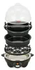 An exploded view of a 3-in-1 egg cooker, showing its various components. Náhľad obrázku produktu