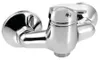 A chrome-finished wall-mounted faucet is shown against a white background. Anteprima dell’immagine prodotto