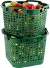 GreenLife Uni-Korb 25 kg, 10 Stück, drehstapelbar, grün Produktbild-Vorschau 9