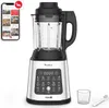 A stand mixer with a smartphone displaying recipes next to it. Voir les images du produit