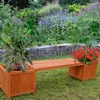 Panchina da giardino con 2 fioriere Panchina da giardino Anteprima dell’immagine prodotto 2