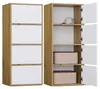 Cassettiera stretta con ante ATALLA - rovere artigianale / Anteprima dell’immagine prodotto 5