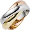 3-er Ring 3x4,5mm 585 Gold Gelbgold Weißgold Rotgold massiv Produktbild-Vorschau 1