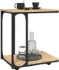 vidaXL Odkládací stolek s kolečky Sonoma 50x35x55,5 cm Náhled obrázku produktu 4