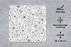 MuchoWow® Mauspad Mousepad Design - Winter - Schwarz - Weiß Produktbild-Vorschau 3