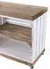 Sitzbank TV Bank Caro weiss mit Palisander Planke und Produktbild-Vorschau 4