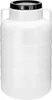 A white plastic barrel with a black lid and handles, shown from the front. Produktbild-Vorschau