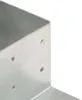 vidaXL Pfostenverbinder 4 Stk. L-Form Verzinktes Metall 81 Produktbild-Vorschau 5