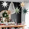 5er Set Papiersterne 30cm Faltstern Weihnachten Dekoration Produktbild-Vorschau 4