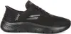 A black Skechers Go Walk Flex shoe is shown from the side against a white background. Produktbild-Vorschau