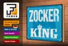 Holzschild Spruch 30x20cm Zocker King Controller Produktbild-Vorschau 3