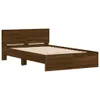 Bettgestell mit Kopfteil Braun Eiche-Optik 120x190 cm Produktbild-Vorschau 3