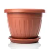 BigDean 3X Blumentopf mit Untersetzer rund ø50xH38 cm Produktbild-Vorschau 3