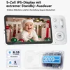 5" dětská chůvička s kamerou a aplikací Video chůvička WLAN Náhled obrázku produktu 7