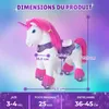 PonyCycle Modèle Y Ride-on Licorne pour enfants 3-4 avec Voir les images du produit 8