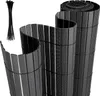 Jayseuw PVC Sichtschutzmatte Verstärkung Innen, Balkon Produktbild-Vorschau 8
