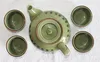 309 Teeset 5-tlg. "Celadon" grün, Teekanne + 4 Teebecher Produktbild-Vorschau 3