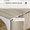 HOMCOM 3 TLG Sitzgruppe Essgruppe mit 2 Stühlen und Tisch Produktbild-Vorschau 7