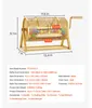 SucceBuy Tombola Trommel, 295xØ167mm, Lostrommel für bis zu Produktbild-Vorschau 7