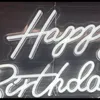 Tabliczka LED Relaxdays, „Happy Birthday”, świecąca Podgląd zdjęcia produktu 6