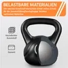 Yaheetech 8 kg Kettlebell Schwarz Kugelhantel mit Produktbild-Vorschau 2