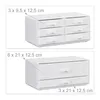 Relaxdays Make Up Organizer mit Schubladen, stapelbares Produktbild-Vorschau 6