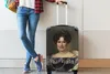 MuchoWow® Koffer Handgepäck Trolley Rollkoffer Kleine Produktbild-Vorschau 5