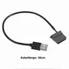 A85 USB Stecker auf 4Pin Molex Buchse Adapterkabel – 5V Produktbild-Vorschau 4