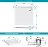 Calmwaters® Duschwannen-Set Modern Select, Flache Produktbild-Vorschau 5
