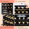 Klarstein vinotéka, 1 zóna, malá, 53 l, skleněné dveře, Náhled obrázku produktu 5