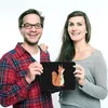 Mr. & Mrs. Panda Mousepad Eichhörnchen Blume - Schwarz - Produktbild-Vorschau 4