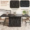 MODFU Eettafel uitschuifbaar, 140–180 cm, inklaptafel met Productafbeelding-voorbeeld 6