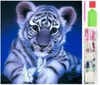 Diamantmalerei Tiger 5D 30X30Cm Produktbild-Vorschau 1