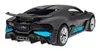 Rear view of a black Bugatti Divo model car with blue accents. Produktbild-Vorschau