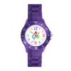 Bunte Silikonuhr Kinder Armbanduhr Schüler Schulanfang Produktbild-Vorschau 2