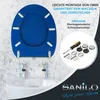 SANILO® WC sedadlo s automatickým spúšťaním a rýchlym Náhľad obrázku produktu 5