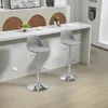 Lot de 2 tabourets de bar HOMCOM, tabourets rembourrés avec Voir les images du produit 2