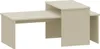 A studio shot of a two-tiered side table. Voir les images du produit