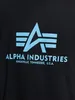 Alpha Industries Herren Basic T-Shirt,Schwarz (Black/Blue Produktbild-Vorschau 6
