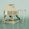 OutdoorToys Spielturm mit Spielhaus inkl. Wellenrutsche und Produktbild-Vorschau 4