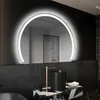 Unregelmäßiger asymmetrischer angeschnitten Spiegel mit LED Produktbild-Vorschau 1