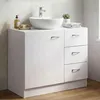 Mobile lavabo Wohnling 54 x 63 x 30 cm 1 anta, 3 cassetti, Anteprima dell’immagine prodotto 5