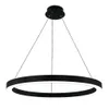 XUDO Pendelleuchte 22W Schwarz, Dimmbar mit Fernbedienung, Produktbild-Vorschau 3
