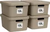 Plastard Aufbewahrungsbox 4er-Set, 19L, Lagerbox, Regalbox Produktbild-Vorschau 1