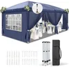 LEADZM, gazebo pieghevole 3x6 metri, con 6 pareti laterali, Anteprima dell’immagine prodotto 2