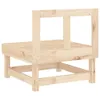 A wooden garden sofa module on a white background. Podgląd zdjęcia produktu