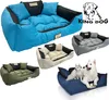 Hundebett Hundekissen Katzenbett KINGDOG Wasserdicht Blau Produktbild-Vorschau 1