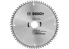 A circular saw blade with brand and product information printed on it. Voir les images du produit